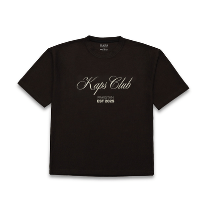 Kaps Club Oversized T-Shirt – Chocolate Brown
