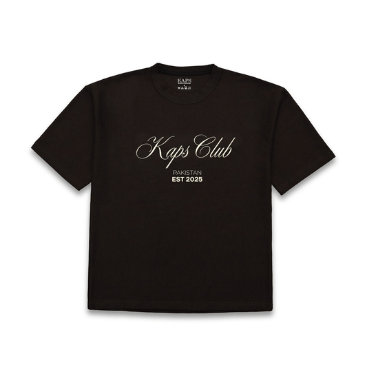 Kaps Club Oversized T-Shirt – Chocolate Brown