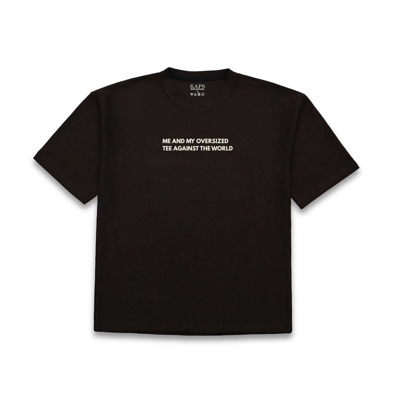 Against the world T shirt Choclate Brown