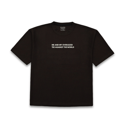 Against the world T shirt Choclate Brown