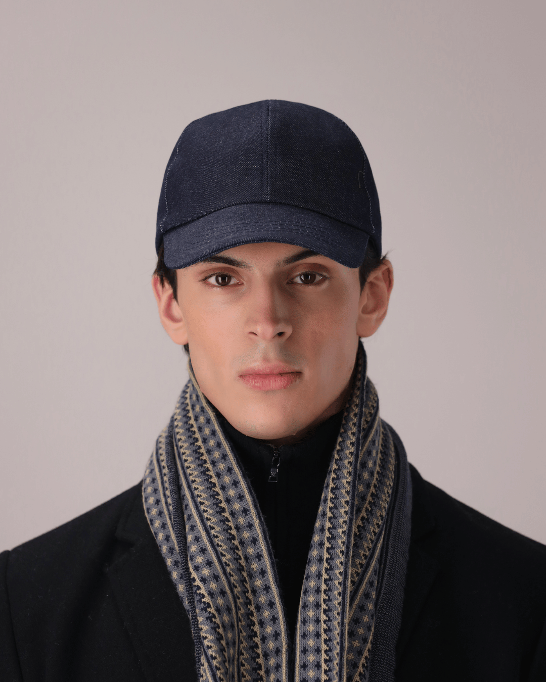Dark Blue Denim Cap
