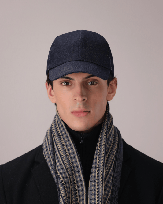 Dark Blue Denim Cap