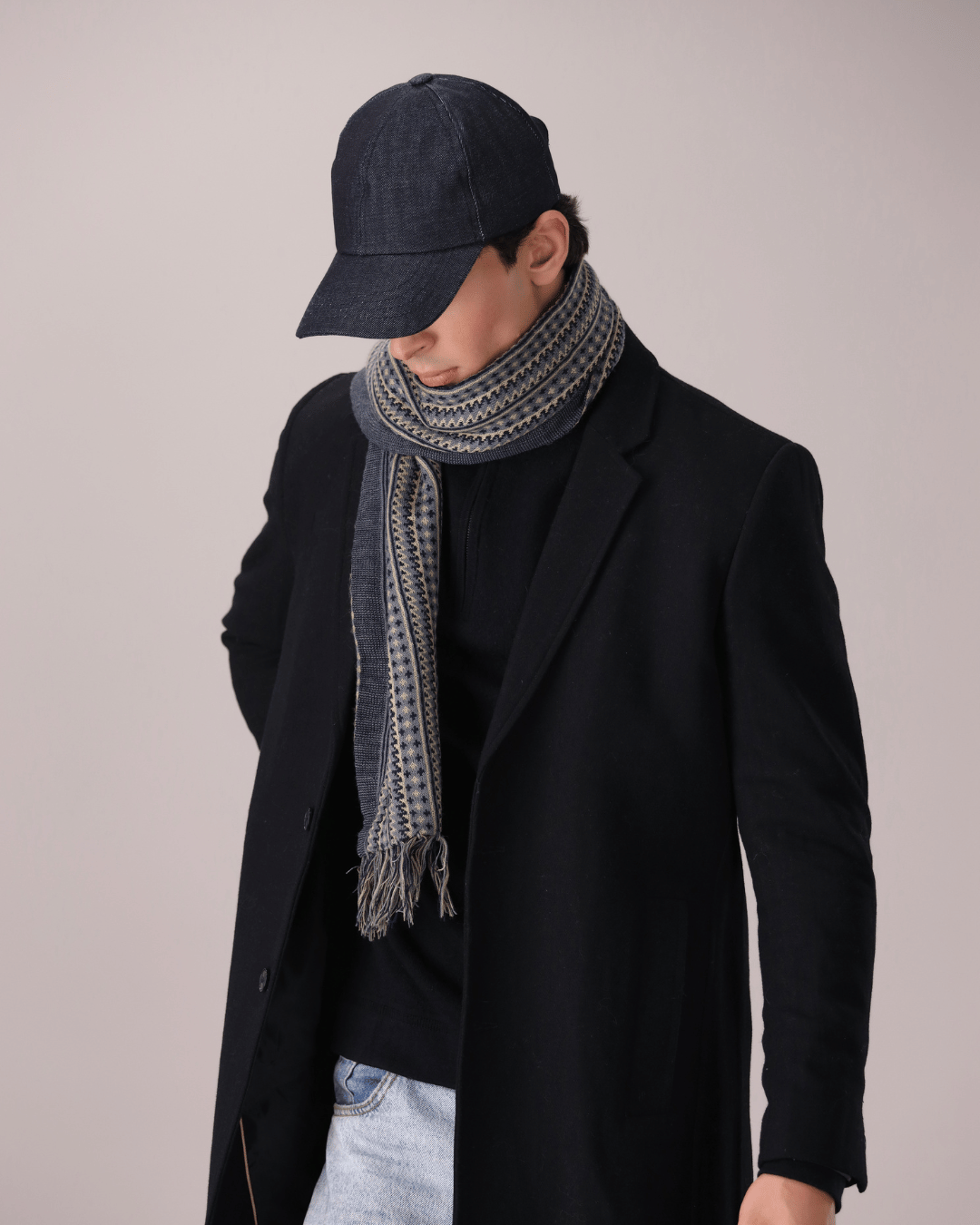 Dark Navy Denim Cap