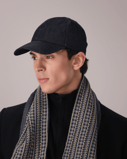Dark Navy Denim Cap