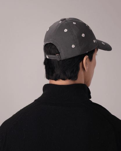 Grey Daisy Cap