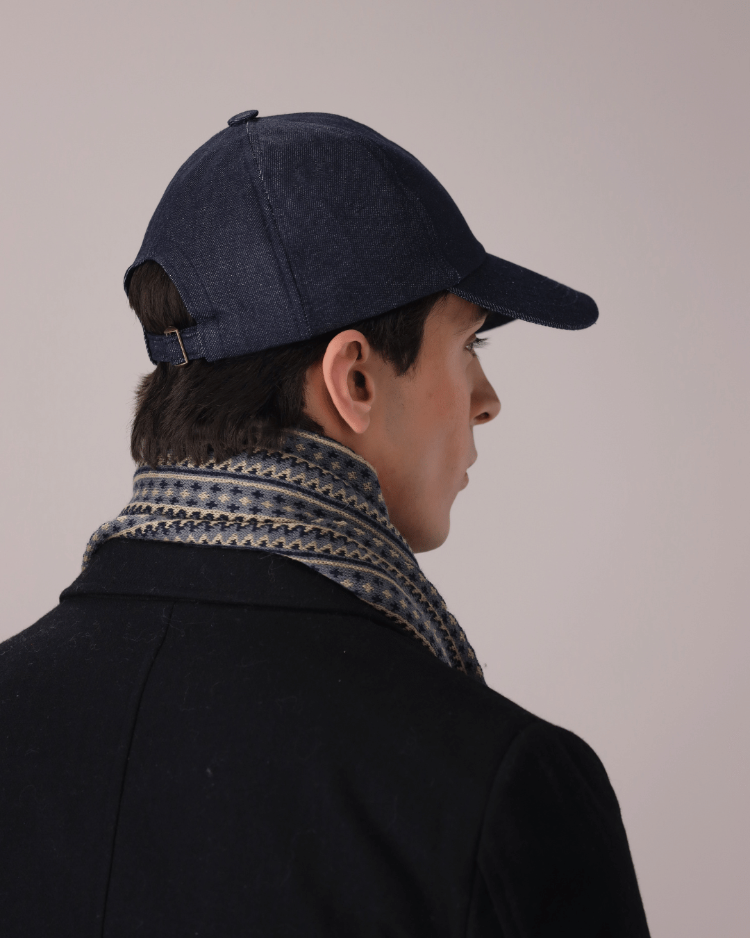 Dark Blue Denim Cap