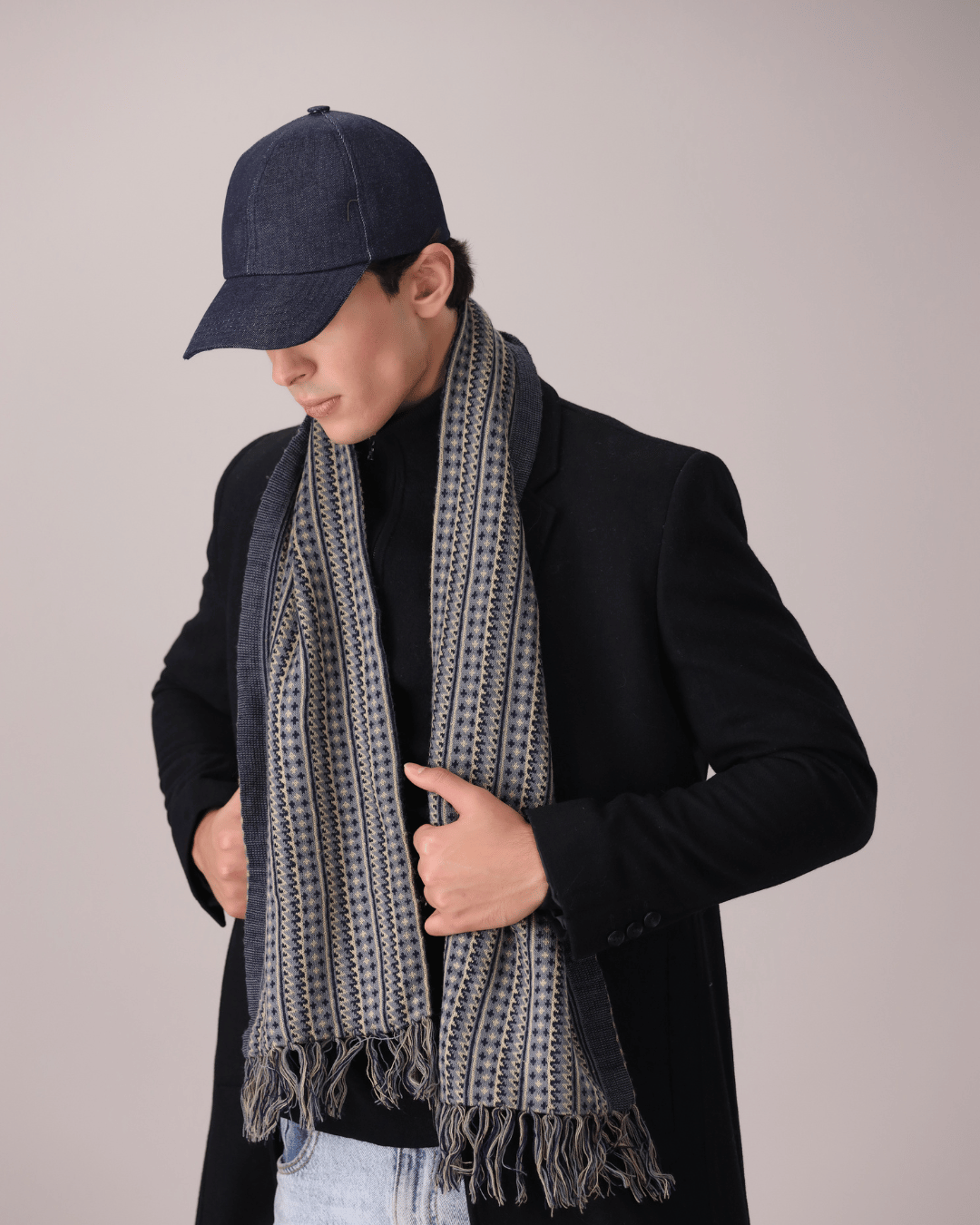 Dark Blue Denim Cap