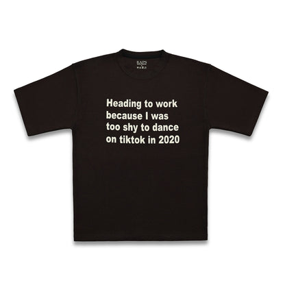 Too Shy in 2020 Relaxed T-Shirt – Chocolate Brown